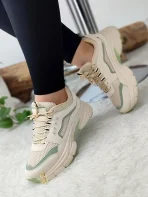 کتونی زنانه طبی لژدار مدل فشن نگینی