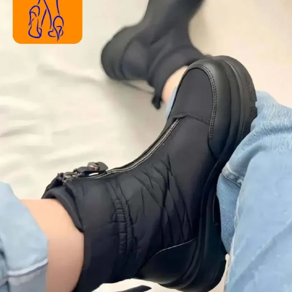 بوت کاپشنی جلو زیپ «زیره ‌پیو»