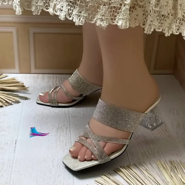 صندل زنانه پاشنه پنج سانت