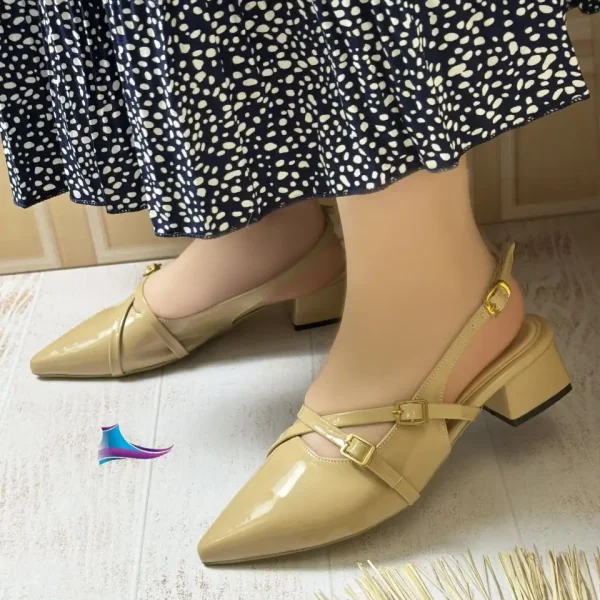کفش زنانه مجلسی پاشنه سه سانت
