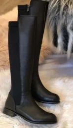 کفش زنانه بوت بلند پشت استرج