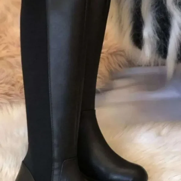 کفش زنانه بوت بلند پشت استرج