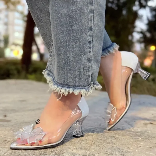 کفش زنانه مجلسی پاشنه پنج سانت