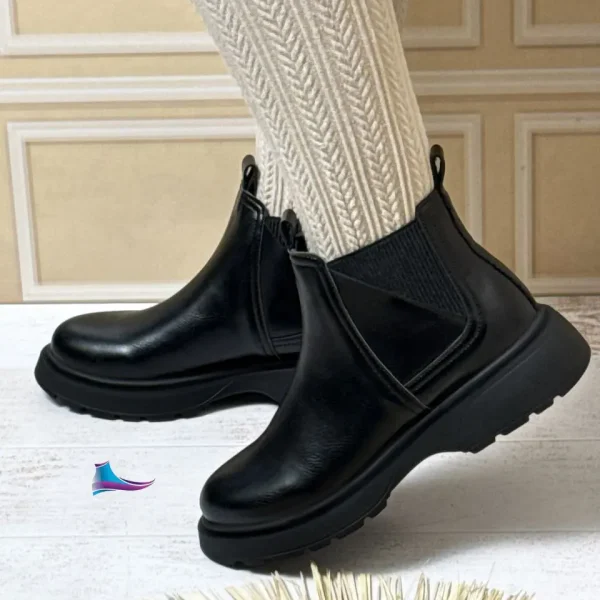 کفش زنانه بوت پاشنه ۳ سانت