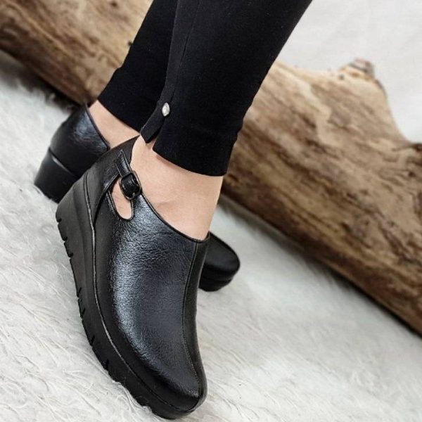 کفش زنانه طبی لژدار مدل ژوپیتر سوگو مشکی